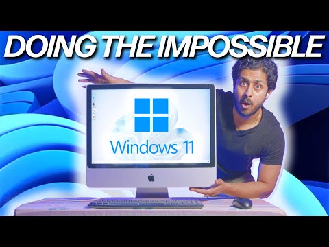 I Tried Installing WINDOWS 11 on this 16 YEAR OLD IMAC!!!