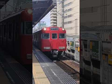 【名鉄6000系】普通知立行き 豊田市駅出発 #shorts #名鉄 #meitu #6000系 #鉄道 #電車 #名市交 #トヨタ #豊田市駅