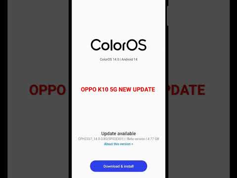 OPPO K10 5G ANDROID 14 BETA UPDATE #oppok105g #android14 #oppomobile #oppomobile #viralvideo