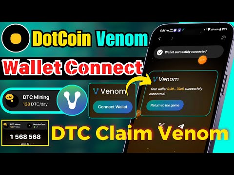 DotCoin Venom Wallet Connect | Dot Coin Wallet Connect | DTC Claim On Venom