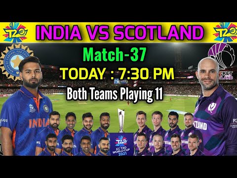 🔴LIVE CRICKET | INDIA vs SCOTLAND IPL T20 WORLD CUP 2021 | Today's Match on Live Scores & Commentary