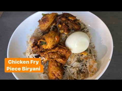 Chicken Fry Piece Biryani | Andhra Style Biryani | Chicken Fry | Pulao