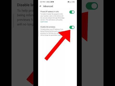 WhatsApp New Update | Disable Link Previews | WhatsApp New Update 2024 | New WhatsApp Update