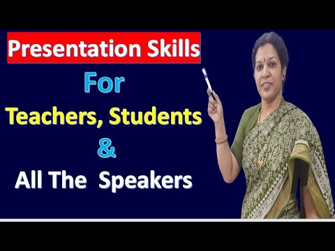 Presentation Skills For Teachers, Students & All The  Speakers - Public Speaking Techniques