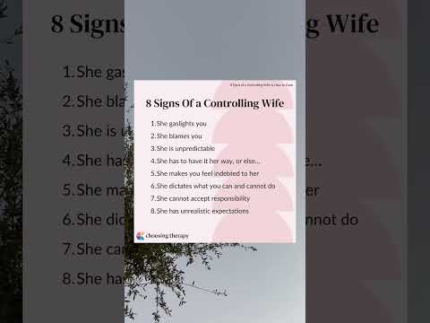 Signs of a Controlling Wife