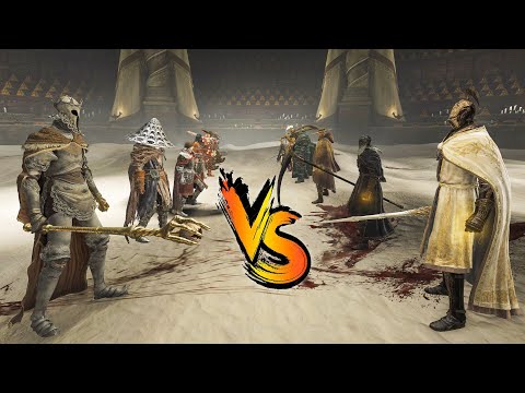 Miquella's Followers VS Roundtable Hold Team Battle - Elden Ring Shadow Of The Erdtree DLC