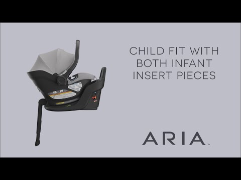 UPPAbaby Aria Infant Car Seat - Child Fit With Both Infant Insert Pieces