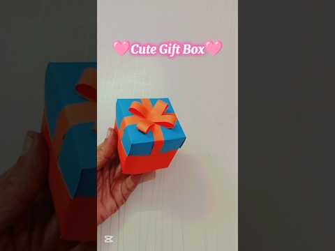 DIY Gift Box Idea/ Paper Box/How to make Paper Box#diy #giftbox #shorts