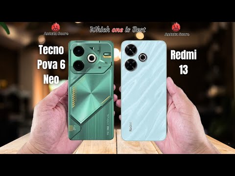 Tecno Pova 6 Neo vs Redmi 13  Full comparison ⚡Which one is Best