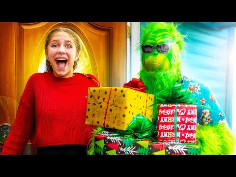 Imposter Alert: Green Christmas Monster Posing As Uncle!