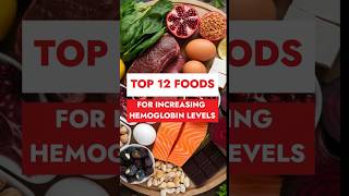 Top 12 foods for naturally increasing hemoglobin levels #ironrichfoods #anemia #hemoglobinfoods