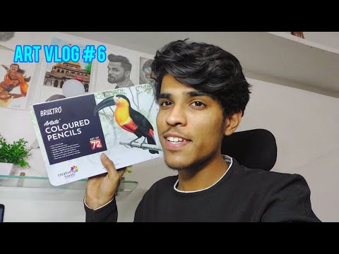 ART VLOG #6 | UNBOXING NEW COLOUR PENCILS 😍