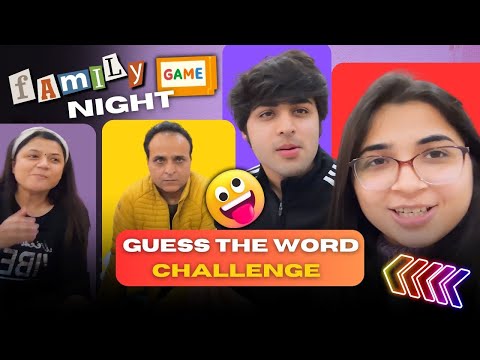 Guess the WORD Challenge - Family Game Night🎲🎳❤️ |Grovers here! |