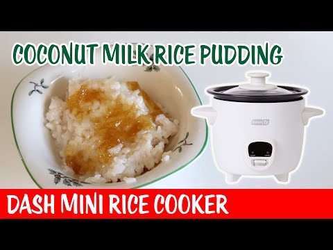 Coconut Milk Rice Pudding - Dash Mini Rice Cooker - Day 11 Bonne Maman Advent Calendar 2024