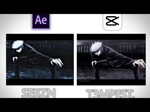 After Effects vs Capcut - Gojo Satoru edit - Reminder [rm: @seiizn ]