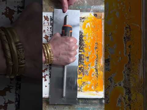 SCRAPING TECHNIQUE ACCORDING TO GERHARD RICHTER #painting #acrylicabstract #Gerhardrichter #art