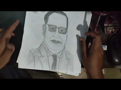 Dr. Babasaheb Ambedkar Drawing  || Jay Bhim Namo Buddhay