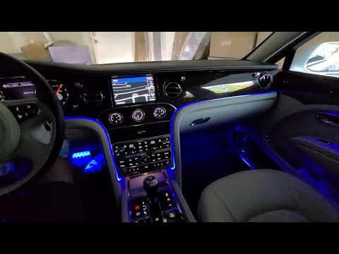 2015 Bently Mulsanne Ambient lights Installation