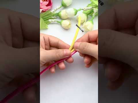 Universal retractable knot Knot tutorials Rope weaving skills sharing Knots Fancy knotting Easy-