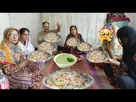 Village Life | Village Night Dinner Routine with Veg chicken Biryani Recipe | Irma's family vlog