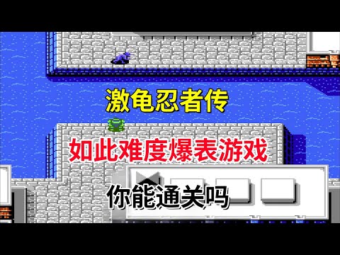 【激龟忍者传】【Teenage Mutant Ninja Turtles】如此难度爆表游戏你能通关吗——当年连第一关都过不去