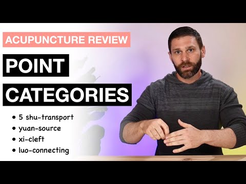 POINT CATEGORIES (PART 1) | Acupuncture Channels and Points