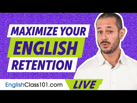 How to Maximize Your English Retention! (never forget vocabulary again)