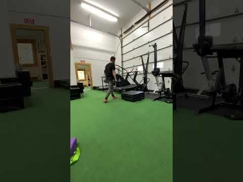 12'' Box - Loaded Forward Decel Step Down Lunge