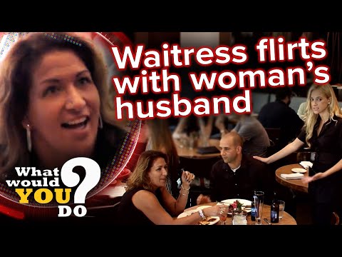 Wife confronts waitress for flirting with husband during date night | WWYD?