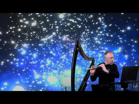 Improvisation for electric harp, flute and looper (live stream 23 part 5) by Ralf Kleemann