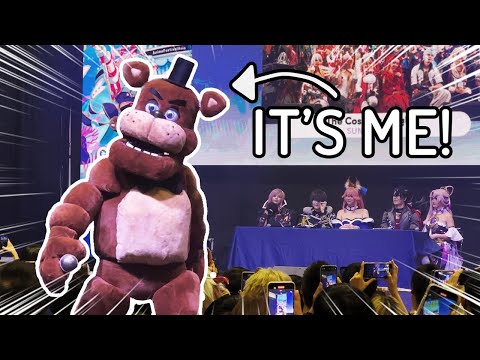 Can Freddy Fazbear win Asia's BIGGEST Cosplay Competition?! (Anime Festival Asia 2023 Singapore)