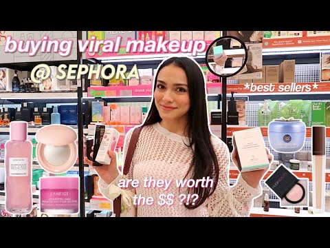 shopping at SEPHORA for VIRAL TRENDY MAKEUP & SKINCARE💄🛍️