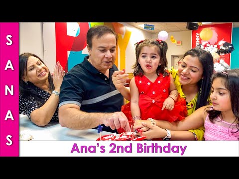 Ana's Birthday Celebration at Chuck E Cheese RKK Family VLOG in Urdu Hindi - SKS