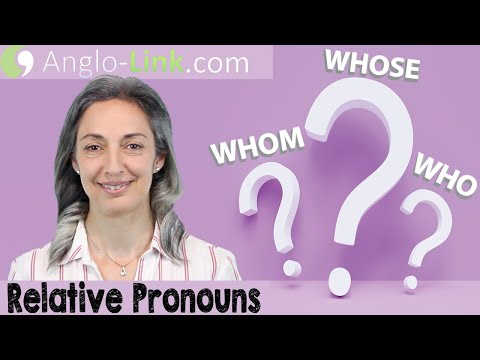 who, whom, whose | Relative Pronouns | English Grammar Lesson | B2-Upper Intermediate