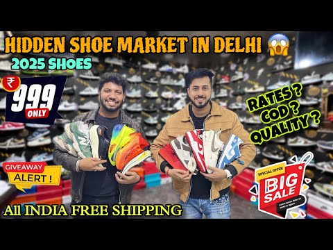 Hidden Shoe Market in Delhi 😱॥ Cheapest Shoe Market ॥ 2025 Latest Shoe Article by ॥ Quality Shoe 😱🇮🇳