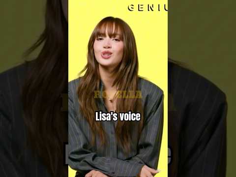 Lisa's pretty voice #kpop #music