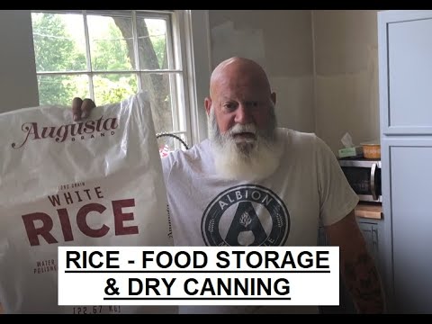 RICE -  Food Storage & Dry Pack / Vacuum Canning