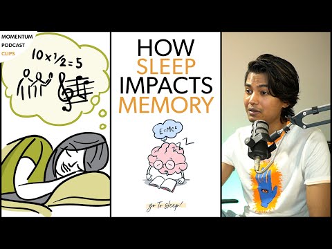 Relation between Sleep & Memory | Momentum Podcast Clip