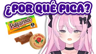 Vtuber no pudo con el picante de un dulce Mexicano 【Enya Yoruneko】