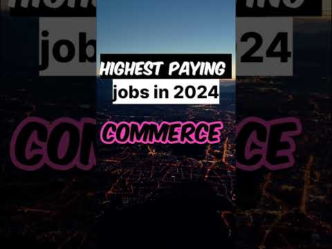 High Paying Jobs in 2024| check caption| Commerce graduates #ytshorts #freshers #hiring #highpaying