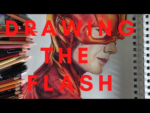 My First Real Attempt At A Semi-Realistic Drawing| Barry Allen| The Flash