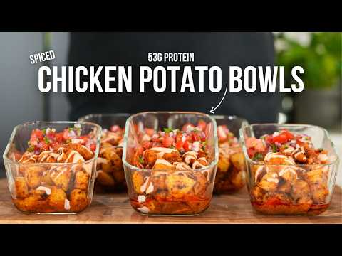 FAST TRACK Your Meal Prep in 40 Minutes with This Easy Spiced Chicken Potato Bowl