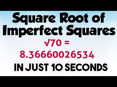 #myexamcoaching SQUARE ROOT OF IMPERFECT SQUARES Numerical Ability