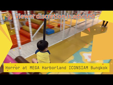 (English) Horror at MEGA Harborland ICONSIAM playground Arm and Hearts Broken in Bangkok, Thailand!