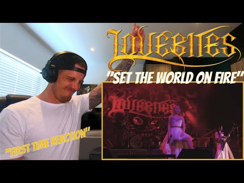 Lovebites - Set The World On Fire "FIRST TIME REACTION" | MarbenTheSaffa Reacts