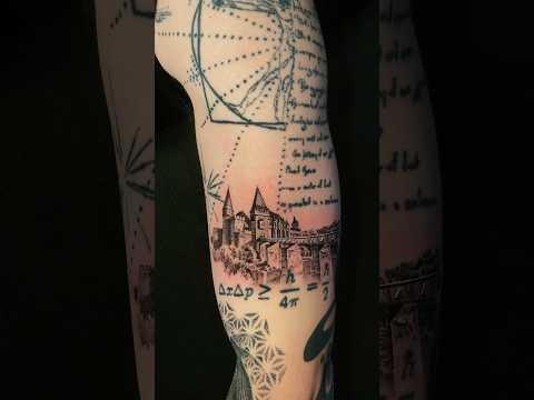 New Castle Tattoo🏰 Artist: Mister Troshin • Instagram: mistertroshin #shortvideo