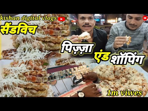 Sandwich pizza and shopping full enjoy#new #viral #trending #vlog #