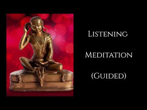 𝐋𝐢𝐬𝐭𝐞𝐧𝐢𝐧𝐠 𝐭𝐨 𝐭𝐡𝐞 𝐒𝐢𝐥𝐞𝐧𝐜𝐞  (Guided Meditation) ~ Samaneri Jayasara