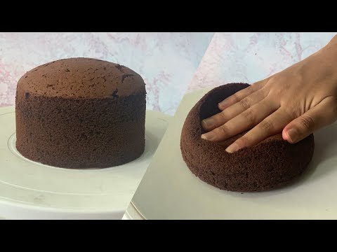 Tall Chocolate Sponge Cake Recipe Using Only 2 Eggs | Easy Chocolate Cake  Recipe