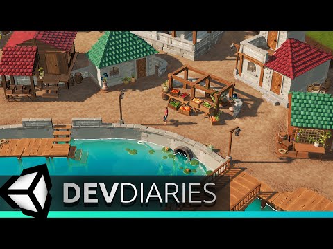 Creating an Entire Town for My Game! Dev Log | Unity 3D